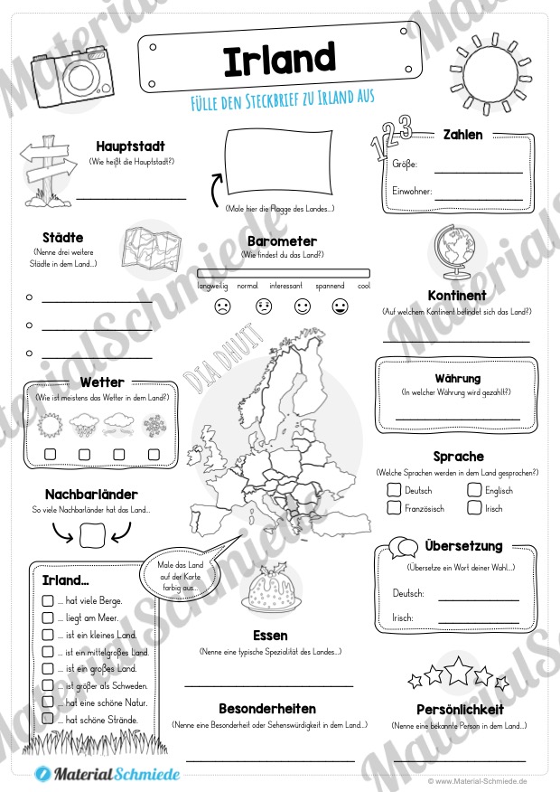 Steckbrief Irland (Vorschau)