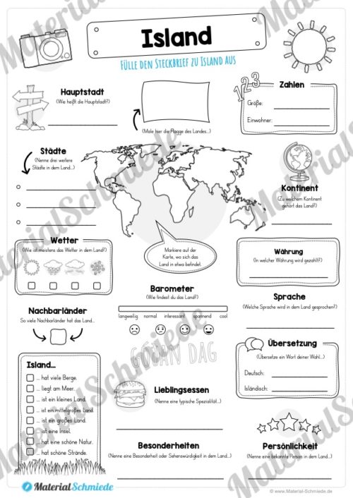 Steckbrief Island (Vorschau)
