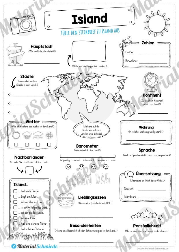 Steckbrief Island (Vorschau)