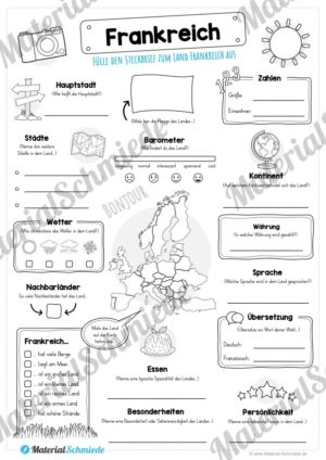 Steckbrief Frankreich (Vorschau)