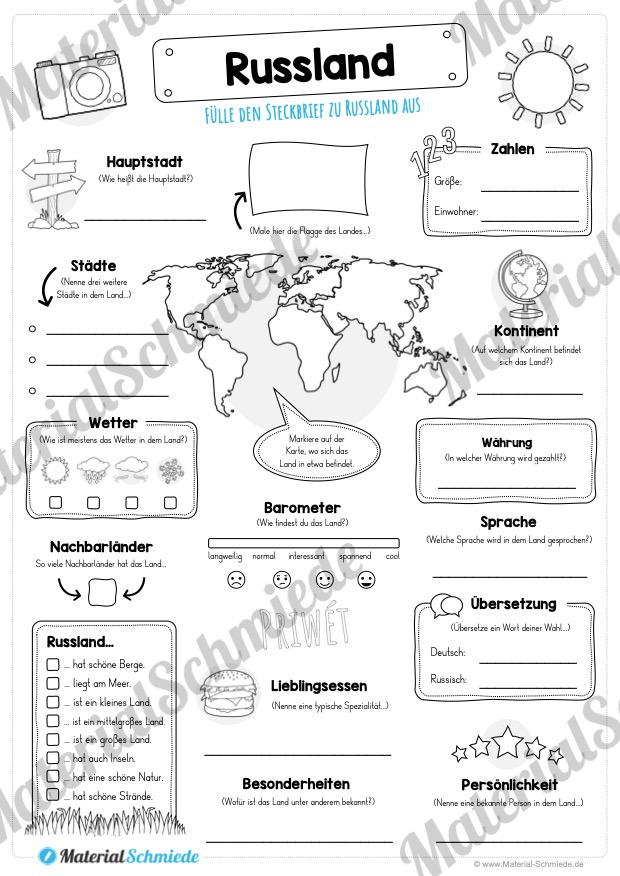 Steckbrief Russland (Vorschau)