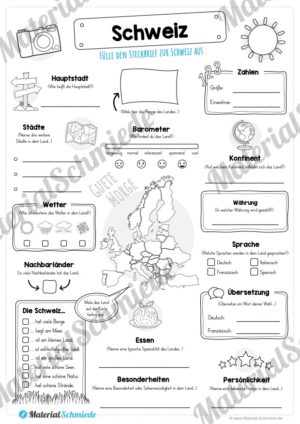 Steckbrief Schweiz (Vorschau)