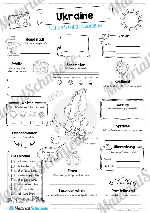 Steckbrief Ukraine (Vorschau)