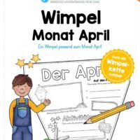 Wimpel: Monat April