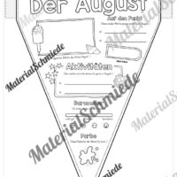 Wimpel: Monat August (Vorschau)