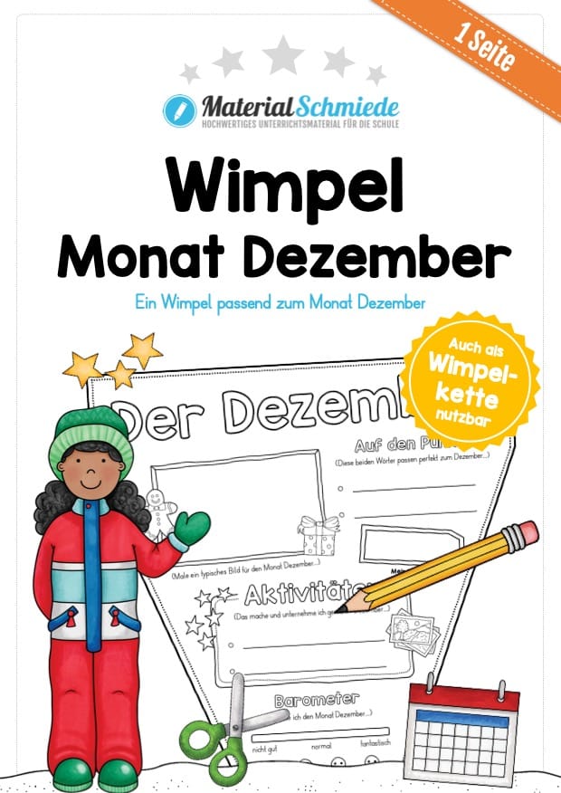 Wimpel: Monat Dezember