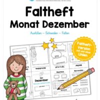 Faltheft: Monat Dezember