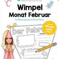 Wimpel: Monat Februar