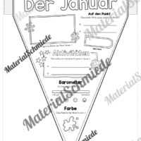 Wimpel: Monat Januar (Vorschau)