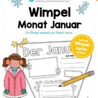 Wimpel: Monat Januar
