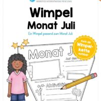 Wimpel: Monat Juli