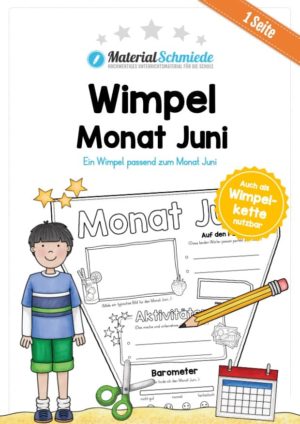 Wimpel: Monat Juni