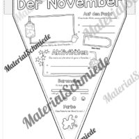Wimpel: Monat November (Vorschau)