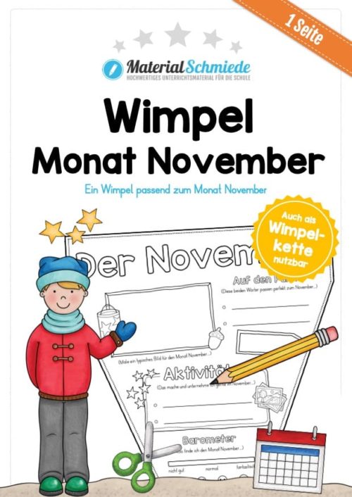 Wimpel: Monat November
