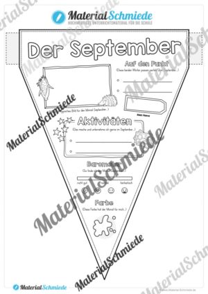 Wimpel: Monat September (Vorschau)
