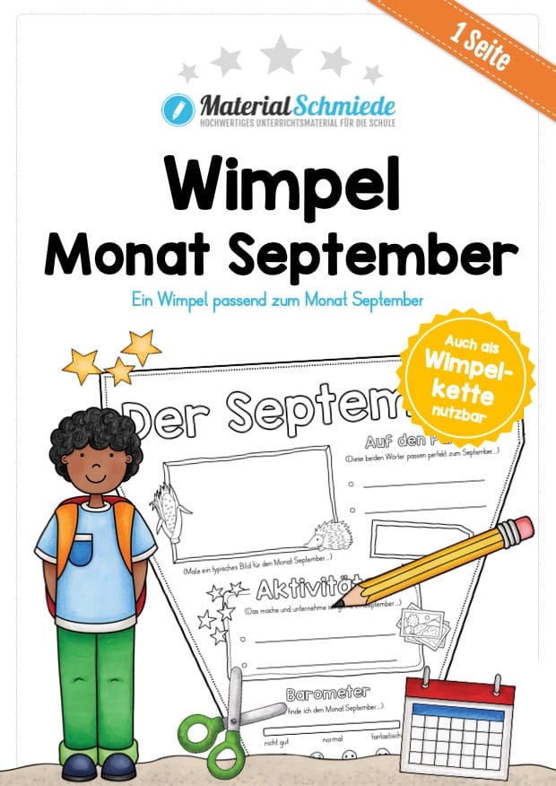 Wimpel: Monat September