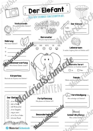 Steckbrief Elefant (Vorschau)