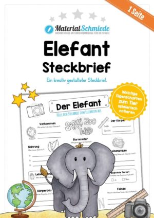 Steckbrief Elefant