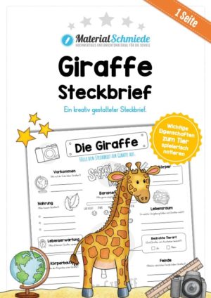 Steckbrief Giraffe