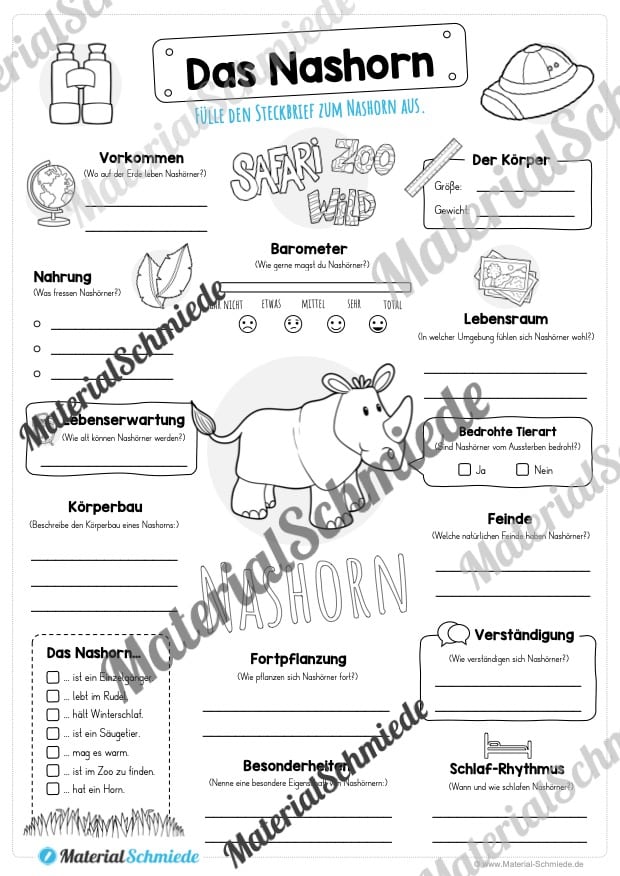 Steckbrief Nashorn (Vorschau)