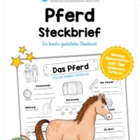 Steckbrief Pferd