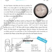 Lesetext: Der Merkur (mit Mini-Steckbrief)
