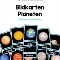 Bildkarten: 11 Planeten