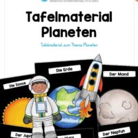 Tafelmaterial Planeten