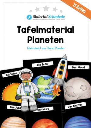 Tafelmaterial Planeten