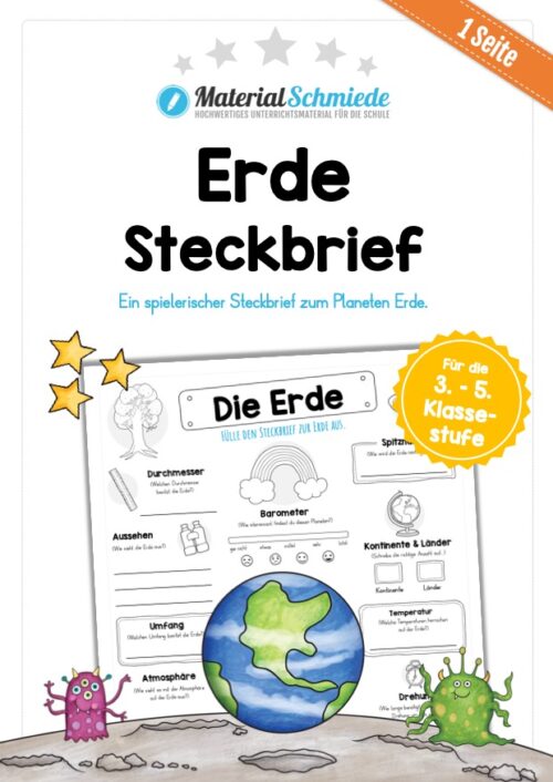 Steckbrief: Planet Erde