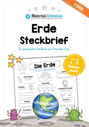 Steckbrief: Planet Erde