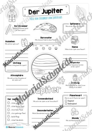 Steckbrief: Planet Jupiter (Vorschau)