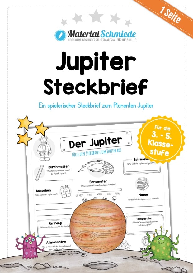 Steckbrief: Planet Jupiter