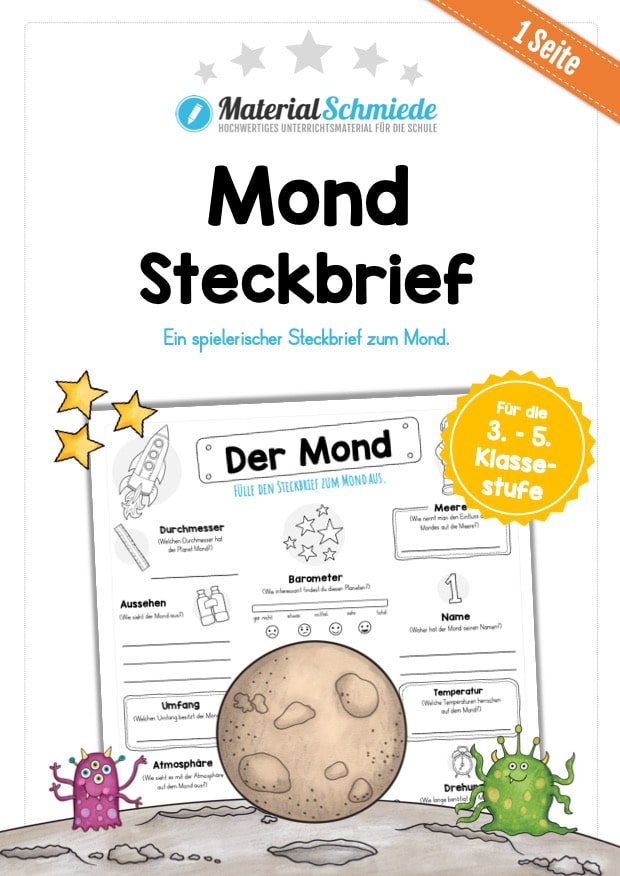 Steckbrief: Der Mond