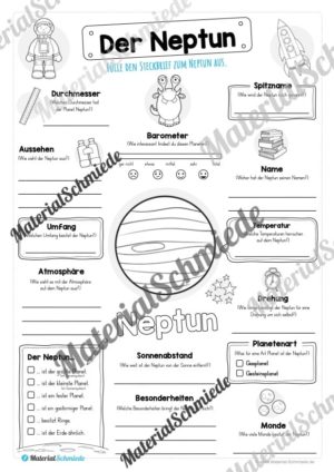 Steckbrief: Planet Neptun (Vorschau)