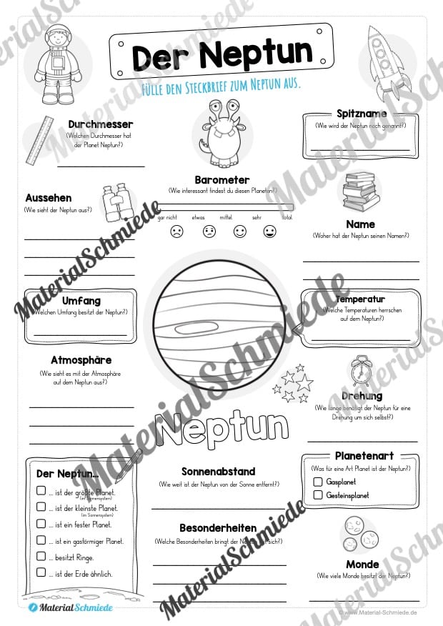 Steckbrief: Planet Neptun (Vorschau)