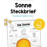 Steckbrief: Die Sonne