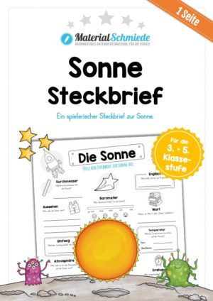 Steckbrief: Die Sonne