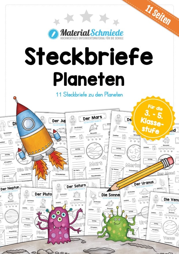 Bundle: Steckbriefe Planten (11 Arbeitsblätter)