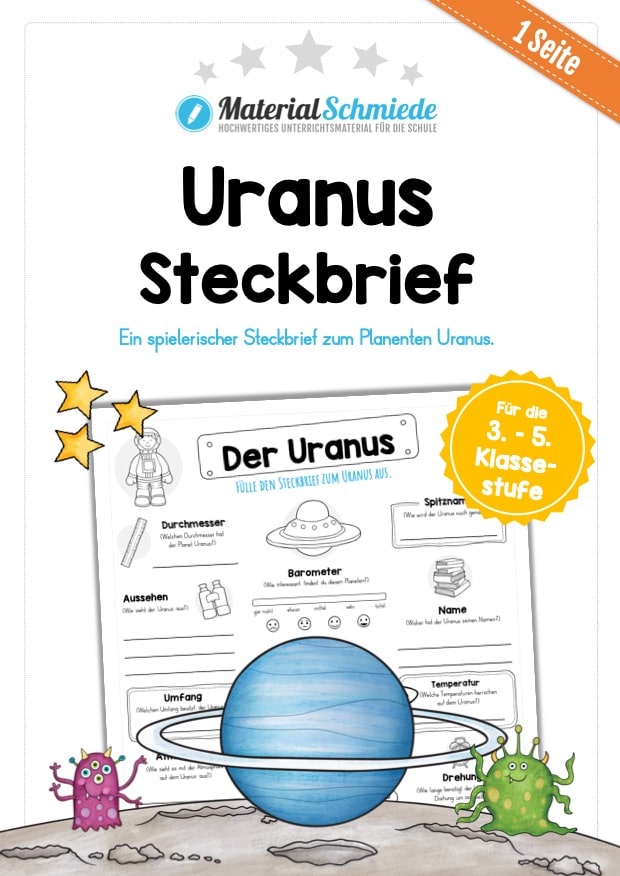 Steckbrief: Planet Uranus