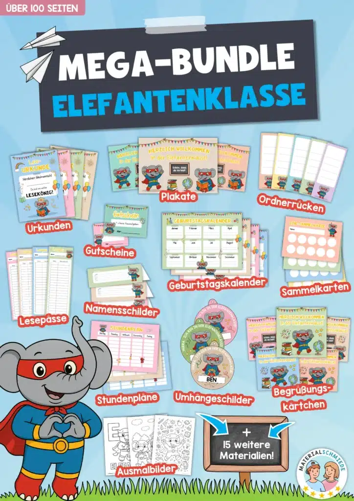 Elefantenklasse: Mega-Bundle (über 25 Unterrichtsmaterialien)