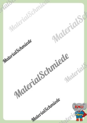 Briefpapier für die Elefantenklasse (Arbeitsblatt 04)