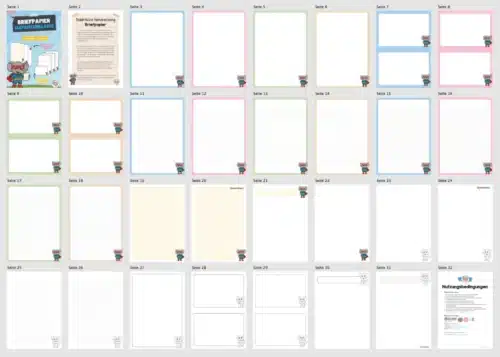 Briefpapier für die Elefantenklasse (Überblick)