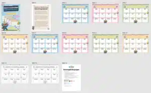 Geburtstagskalender für die Elefantenklasse (Überblick)