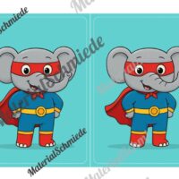 Gruppenschilder für die Elefantenklasse (Arbeitsblatt 08)