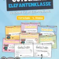 Gutscheine für die Elefantenklasse