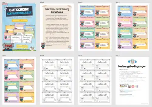 Gutscheine für die Elefantenklasse (Überblick)