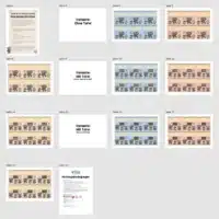 Begrüßungs-Kärtchen für die Elefantenklasse (Überblick)