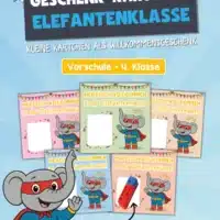 Geschenk-Kärtchen für die Elefantenklasse