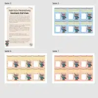 Geschenk-Kärtchen für die Elefantenklasse (Überblick)